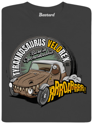 Tyrannosaurus Velorex pánske dlhý rukáv Dark Grey