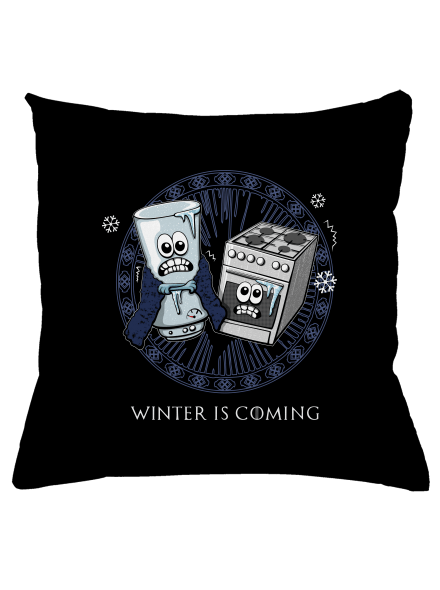 Winter is coming vankúš Black