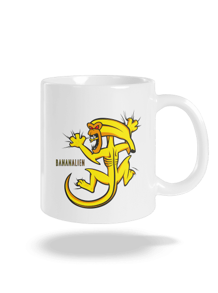 Bananalien klasický hrnček White