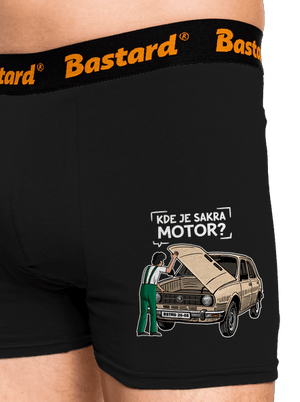 Kde je motor? boxerky Black