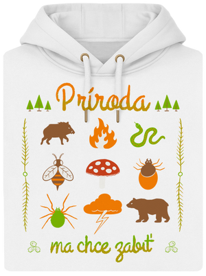 Príroda ma chce zabiť unisex mikina premium Snowwhite