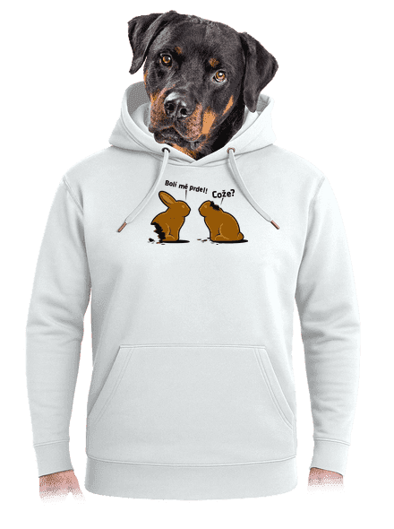Bolí ma prdel unisex mikina premium Snowwhite