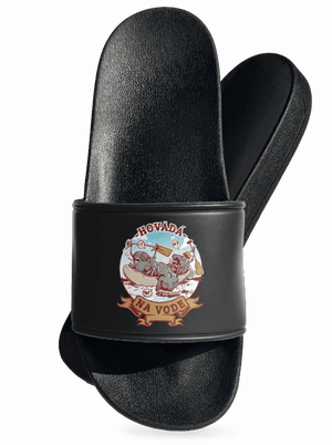 Hovädá na vode šľapky Black