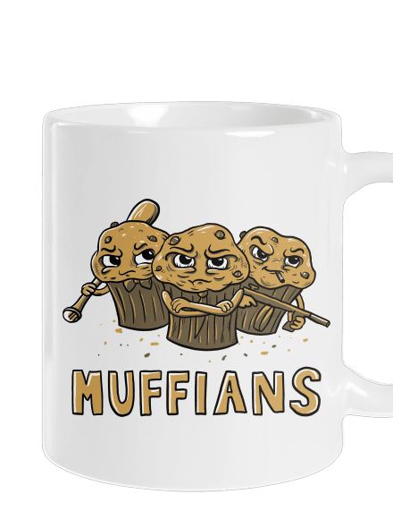 Muffians klasický hrnček White