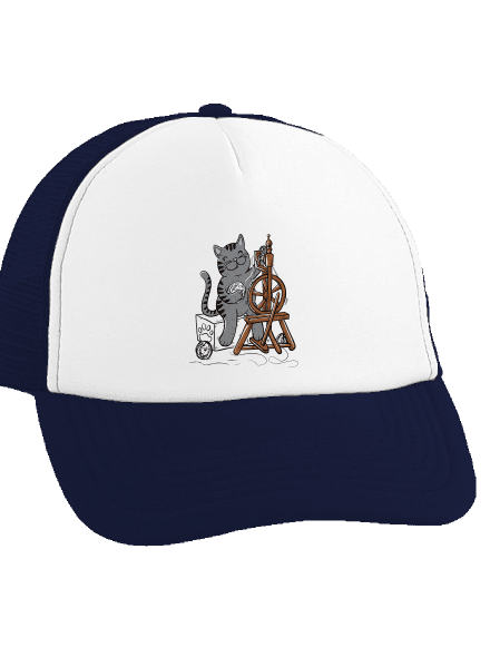 Mačka pradie šiltovka truckerka French Navy cap