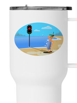 Bezpečné plávanie termohrnček White