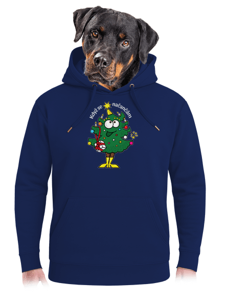 Když se načančám unisex mikina premium Navy