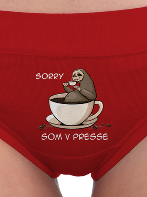 V presse dámske nohavičky Red Mal