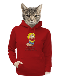 dámska mikina klokanka