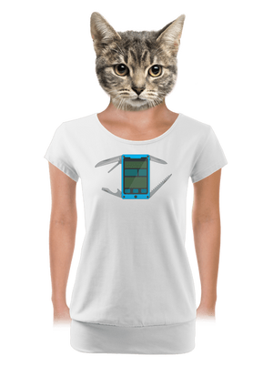 dámske tričko s lemom