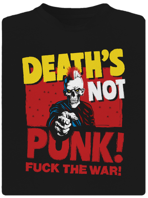Death's not punk pánske športové tričko Black
