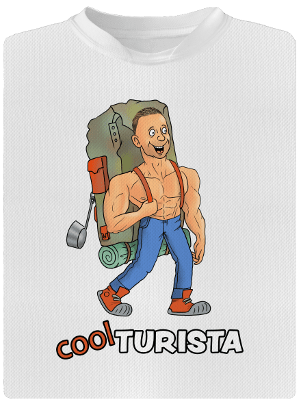 Cool turista detské športové tričko White