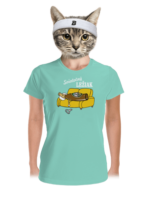 Sviatočný ležiak dámske športové tričko Mint Mal