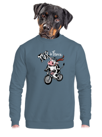 unisex mikina bez kapucne