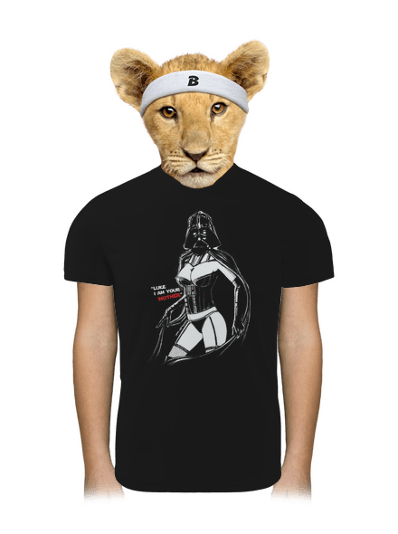 Mrs. Vader detské športové tričko Black