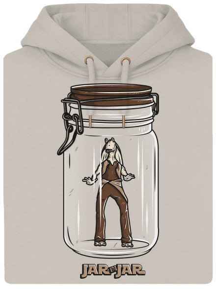 Jar in jar unisex mikina premium Pastel Macchiato