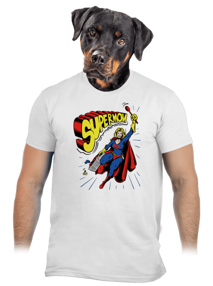 Supermom pánske tričko White