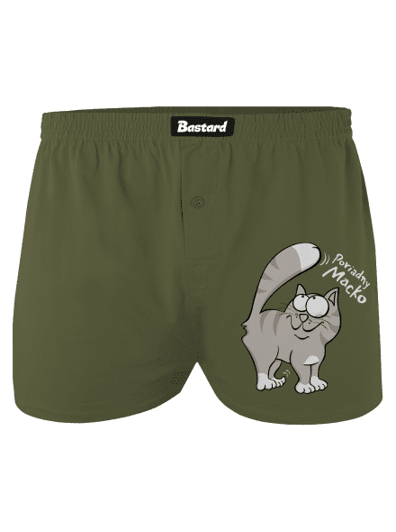 Macko a Micka pánske trenky Khaki
