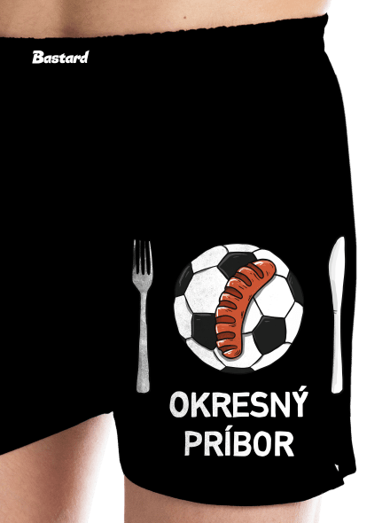 Okresný príbor pánske trenky Black