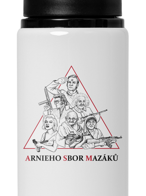 Arnieho sbor mazáků flaša na vodu White