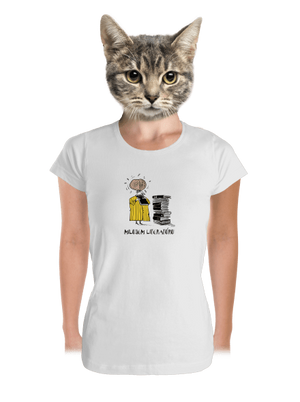 Milujem literatúru dámske tričko prémium White