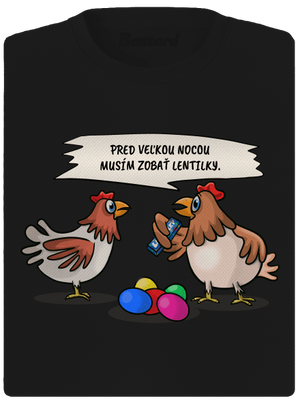 Sliepka pred Veľkou nocou dámske športové tričko Black