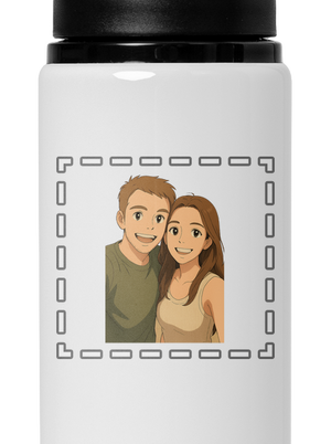 Ghibli efekt z vlastnej fotky flaša na vodu White