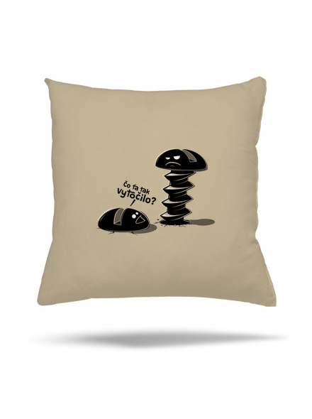Vytočený vankúš Beige