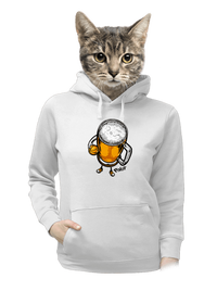 dámska mikina klokanka