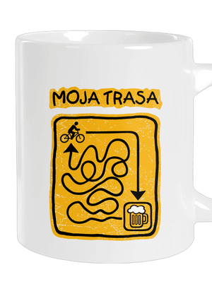 Moja trasa veľký hrnček White