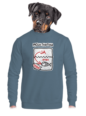 Rybárska taktika unisex mikina bez kapucne Nordic Blue