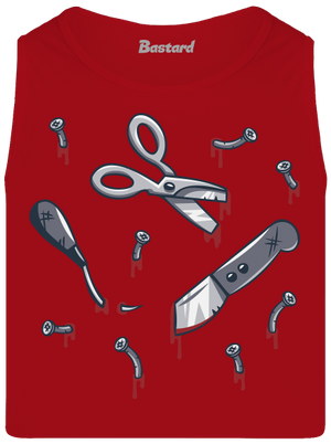 Halloween náradie pánske tielko Red