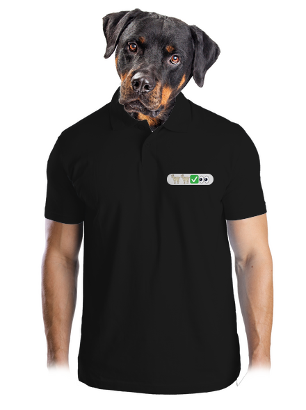 Emoji pánska polokošeľa Black
