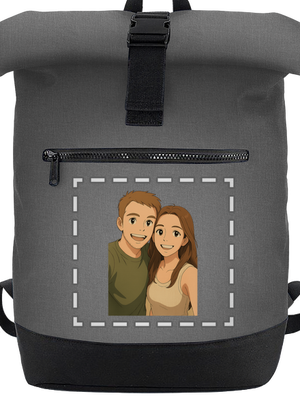 Ghibli efekt z vlastnej fotky batoh Grey Marl