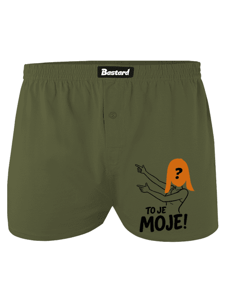 To je moje so ženou pánske trenky Khaki
