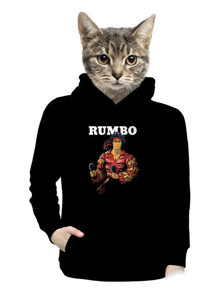 Rumbo dámska mikina klokanka Black