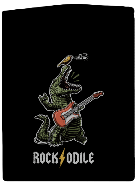 Rockodile dámska mikina na zips Black