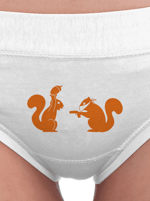 Veveričky dámske nohavičky White