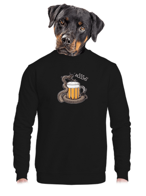 unisex mikina bez kapucne