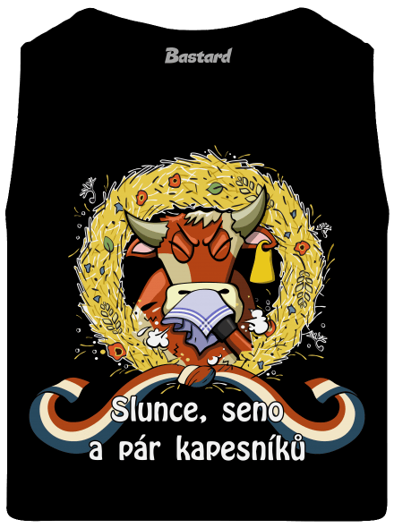 Slunce, seno a pár kapesníků pánske tielko Black