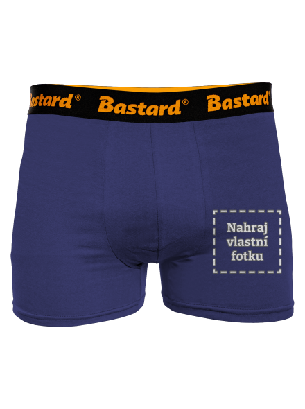 Vlastná potlač boxerky Blue Navy