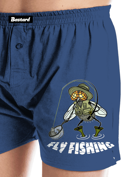 Fly fishing pánske trenky Blue