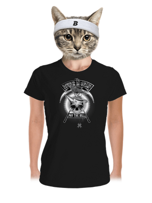 Party is over dámske športové tričko Black