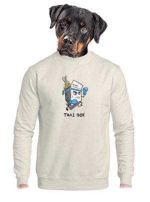 unisex mikina bez kapucne