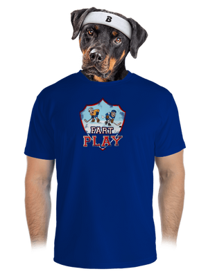 Fart Play pánske športové tričko Royal Blue Mal