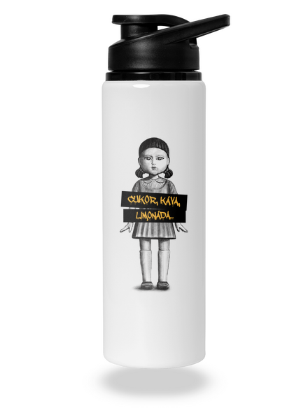 Cukor, káva, limonáda flaša na vodu White