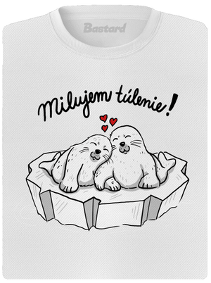 Milujem túlenie dámske športové tričko White