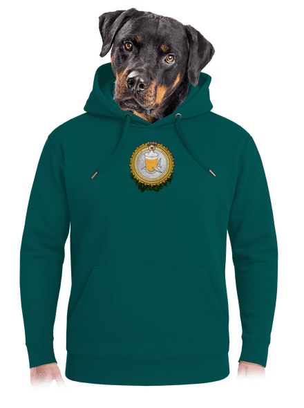 Pivný horoskop: Ryba unisex mikina premium Emerald Green