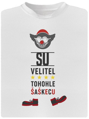 Velitel šaškecu pánske športové tričko White