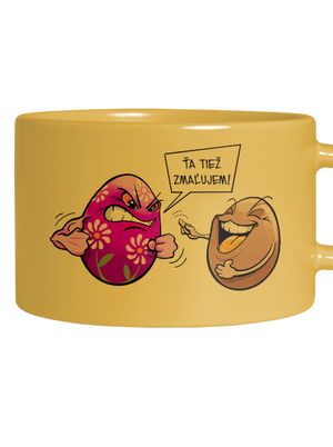 Zmaľujem ťa hrnček makronka Yellow Macaron